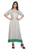Moomaya Solid Casual Cotton Dress For Women A-Line Long Maxi Kurti Women