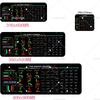 x Large Trading Chart Pattern Mouse Pad  Stock market pattern MousePad Desktop Pc Accessories Rubber Desk Mat Keyboard Pad
