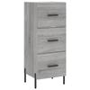 VidaXL Buffet Sonoma Grey 34.5x34x90 Cm Engineered Wood 828618