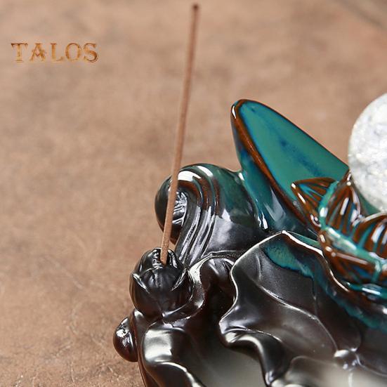 Měsíční kadidlo Keramický vodopád Kadidlo Dobře navržený držák na vonné tyčinky Aromaterapeutická ozdoba Home