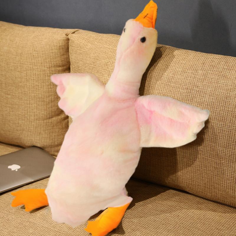 Weißes Riesengans Plüschtier Kuschel Stofftier Ente Kawaii Großes Schlafkissen Großes Weihnachtsgeschenk Für Kind Auto Sitz Dekoration