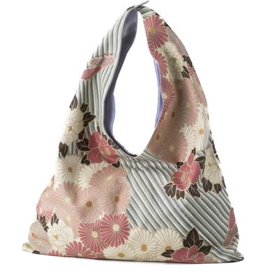 Japanese Pattern Furoshiki Bag Flower Pink Eco Sub In Japan Cotton Foldable Portable for Japanese Respect for the Aged Birthday Gift [Noren] (Azuma
