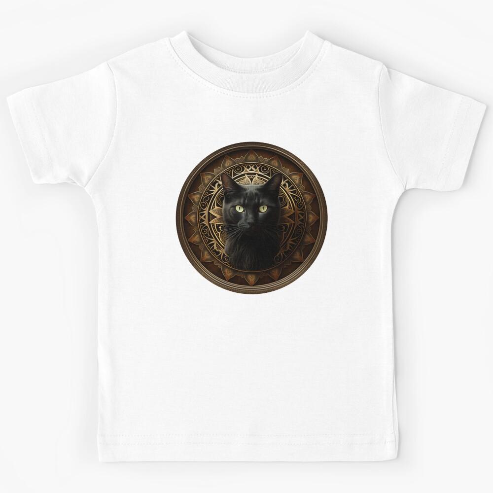 Cat Noir #2235 | Black Cat Kids T-Shirt 140