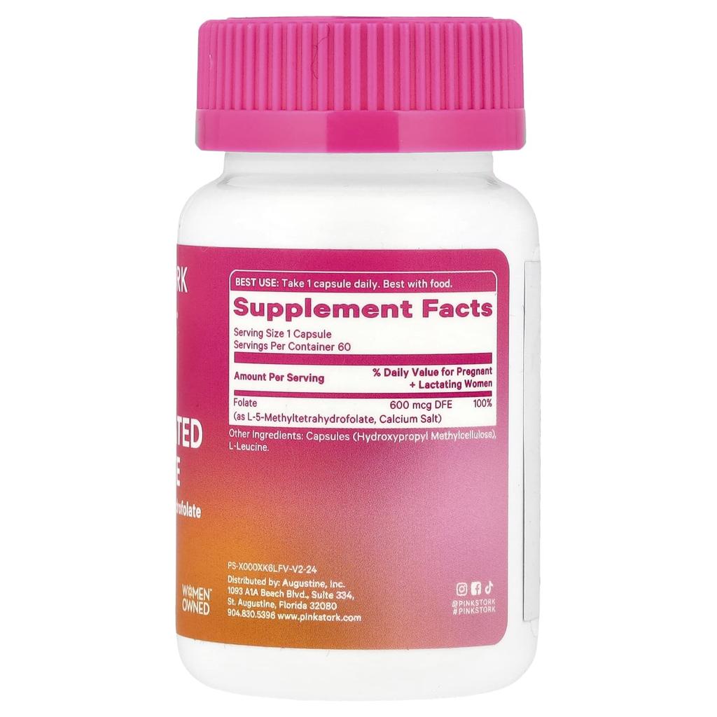 Methylated Folic Acid, 60 Capsules