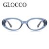 2025 Trendy Small Oval Reading Glasses Men Women Ultralight Far Sight Eyeglasses Thick Frame Fashion Presbyopia Prescriptions