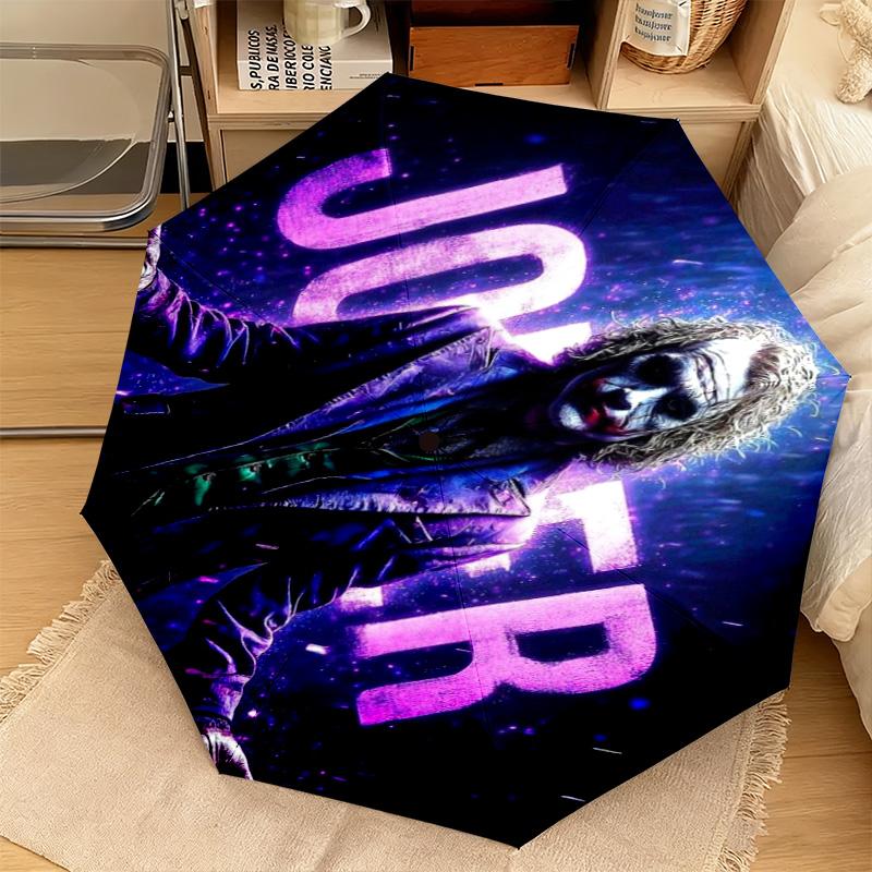 1PC Joker's Iconic Costume Automatic Umbrella - Suitable Travel Outdoor Portable Umbrella Birthday Gift Daily Essentials