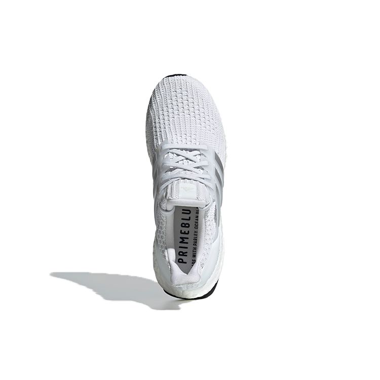 Adidas  UltraBoost 4.0 DNA White Silver Metallic Women Sneakers Cloud-White Core-Black FY9333