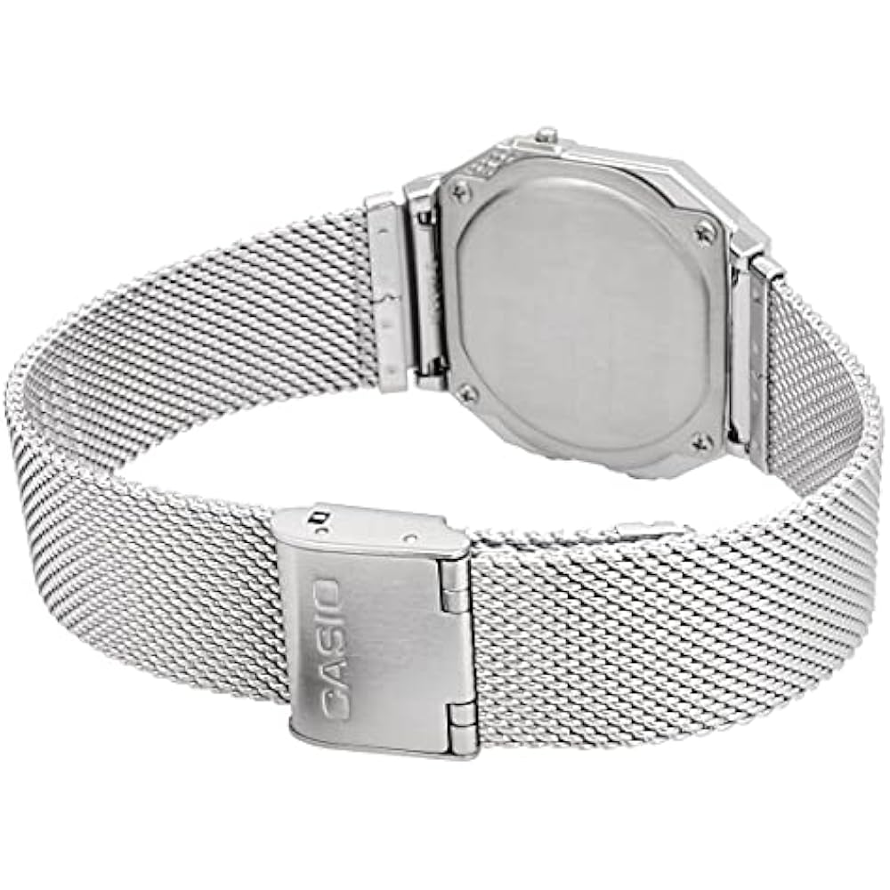 Casio CASIO Digital Watch Vintage Series A700WM-7A Metal Mesh Band Men's Women's Silver Oversea...