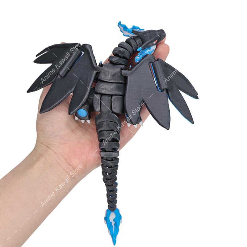 Charizard Xy Action Figure 3D Printed Gliscor Magikarp Morpeko Gengar Cartoon Character Desktop Statue Collectible Toy