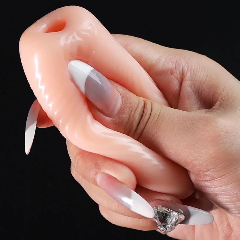 Male Portable Masturbator Cup Adult Sex Toys For Men Soft Vagina Anal Masturbator Sex Products for Men Mini Penis Trainer