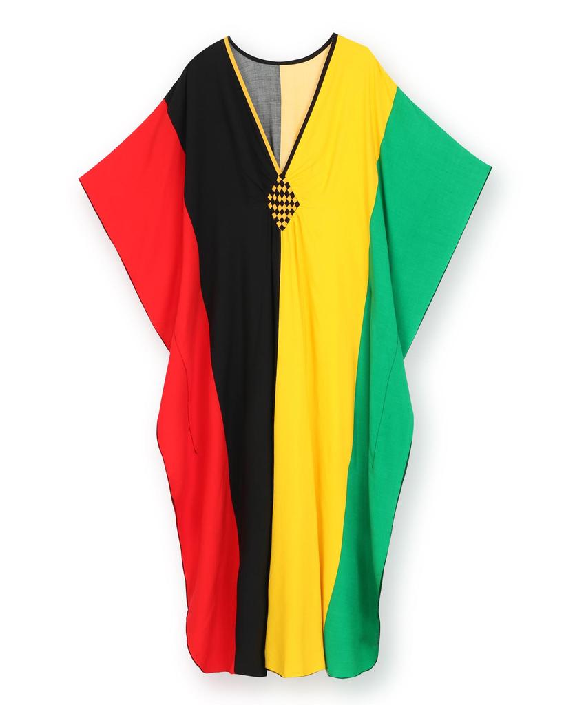 EDOLYNSA Caftán de talla grande para mujer, Vestido largo playero multicolor de verano, ropa para el hogar, traje de baño, caftán holgado