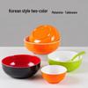 Diruien Thickened Melamine Two-Tone Serving Bowls