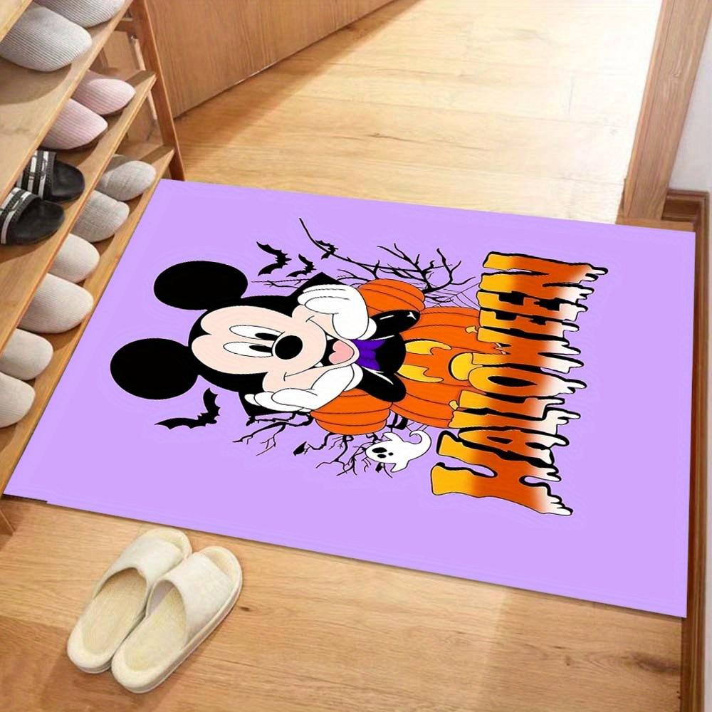 

1pc Mickey Mouse Pattern Carpet Area Rug, Bedroom, and Playroom - Durable, Stain-Resistant, and Easy to Clean, Living Room, Laundry Room, Ho 60cm by 90cm