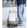 School Bag Roller Student Backpack 6 Wheels ZRY5203