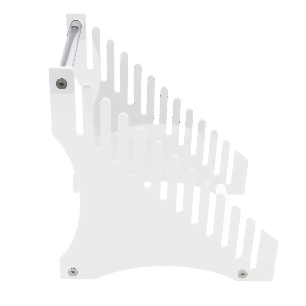 Record Storage Holder 12 Slots Acrylic Vinyl Record Organizer Easy Assembly Access Record Stand for Music Collection