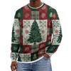 Men's Christmas Neck Pullover Sweatshirt