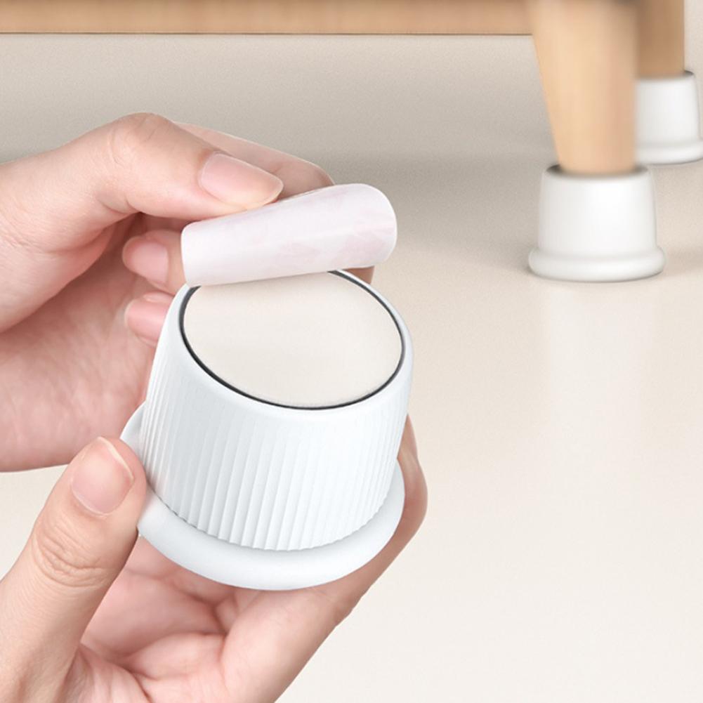 2PCS Adjustable  For Furniture Feet Mats Bed Risers Skid Raiser Mats Table Chair Lift Foot Base Furniture Height Increasing Pad