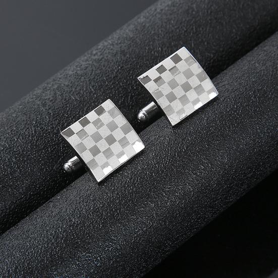 1 Men Wear Cufflinks Drum Shape Pair Banquet Attire Accessories