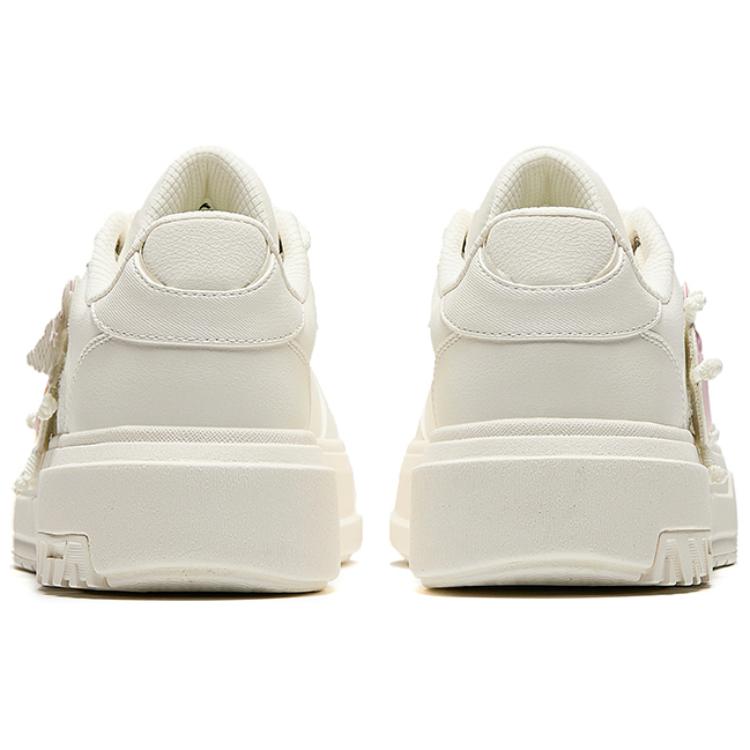 New Anta Anti Slip And Wear Resistant Coverage Low Top Skateboard Shoes Women's White 122518033-4