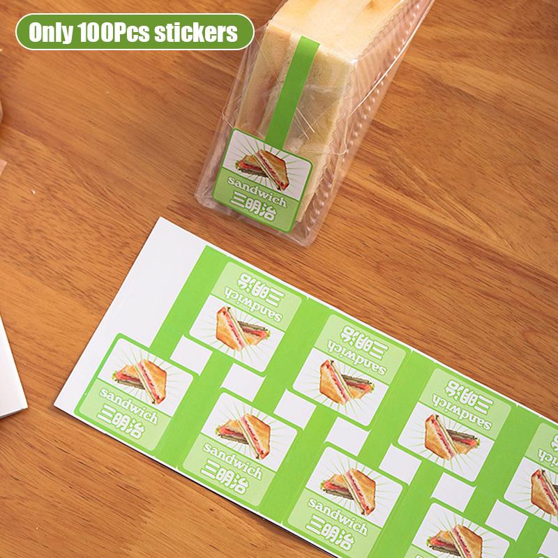 

100 шт. пластиковая упаковка для сэндвичей, прозрачные треугольные пакеты для хлеба, сумки для вечеринки по случаю дня рождения, угощение