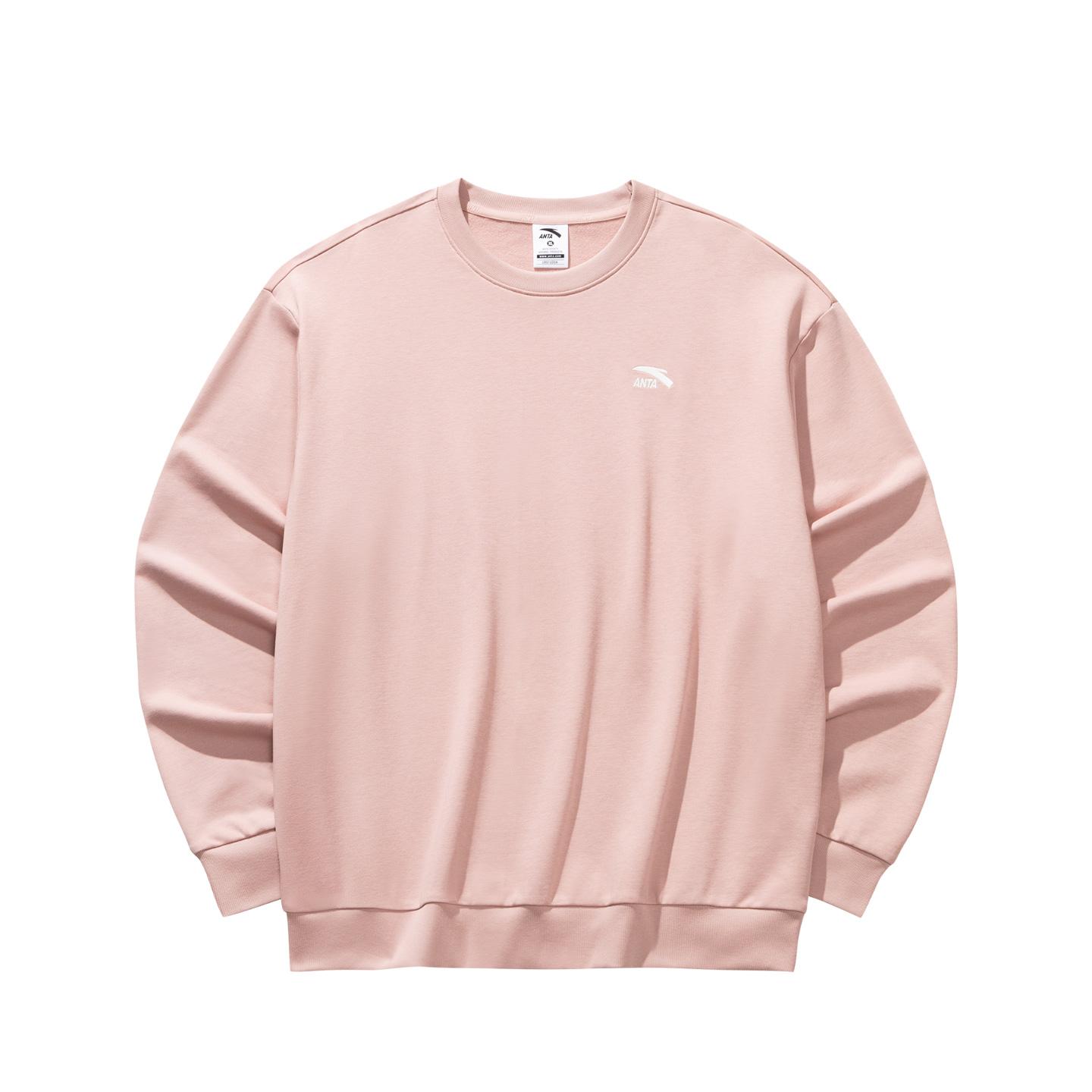 

Anta Lifestyle Series Fashion Casual Sports Training Couple Knitted Sweatshirt Men sweatshirt Fusang-Pink 952538715-4 S