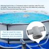 T Joint Pool Hose Adapter 1.5inch to 1.25inch Includes O Rings and Clamps Suitable for Above Ground Pool Filter Systems