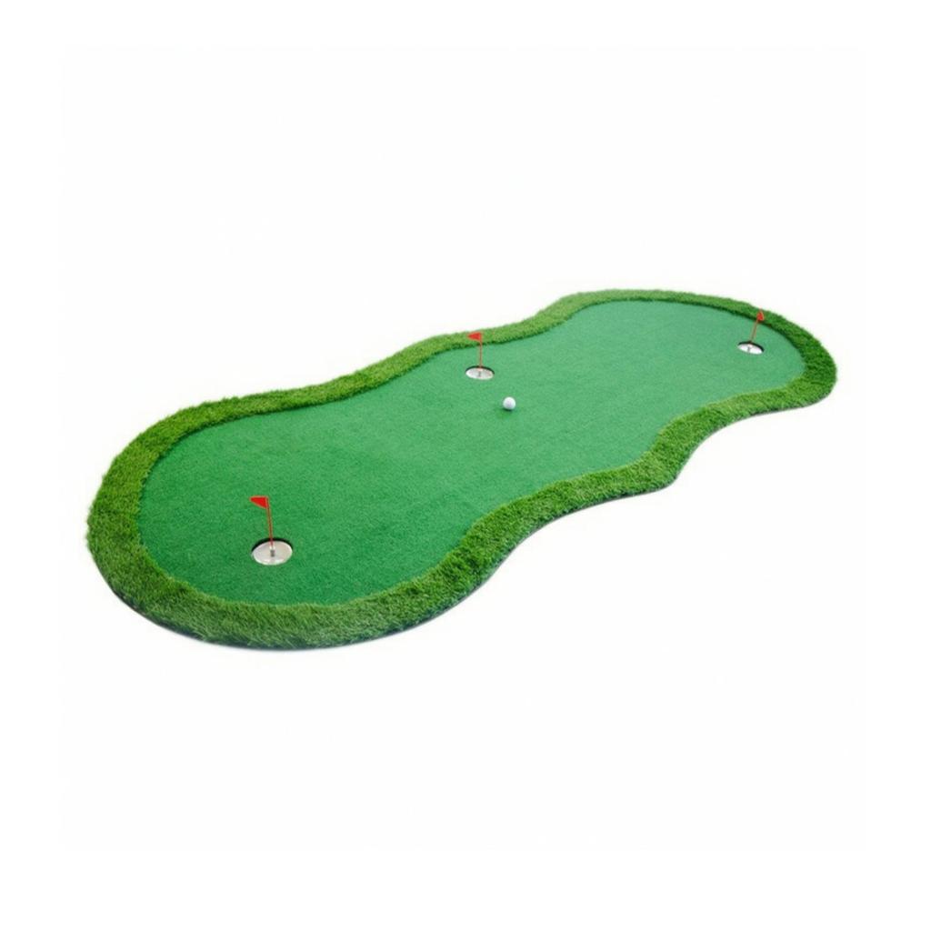 Stable Golf Putting Surface | Multiple Hole Cutouts, Green with