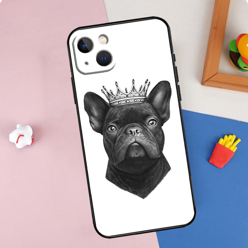 French Bulldog Phone Case For iPhone 16 Pro Max 11 12 13 14 15 Pro Max Mini XR 15 16 Plus 16e Cover Shell
