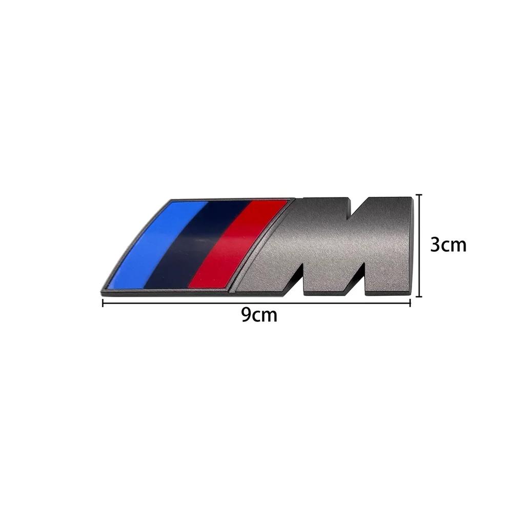 For BMW Series E12 Interior Mouldings New 2025 3D Grey Car M Badge Emblem Deocration Sticker Auto Body Trunk Modification Decal For BMW F10 F13 F15