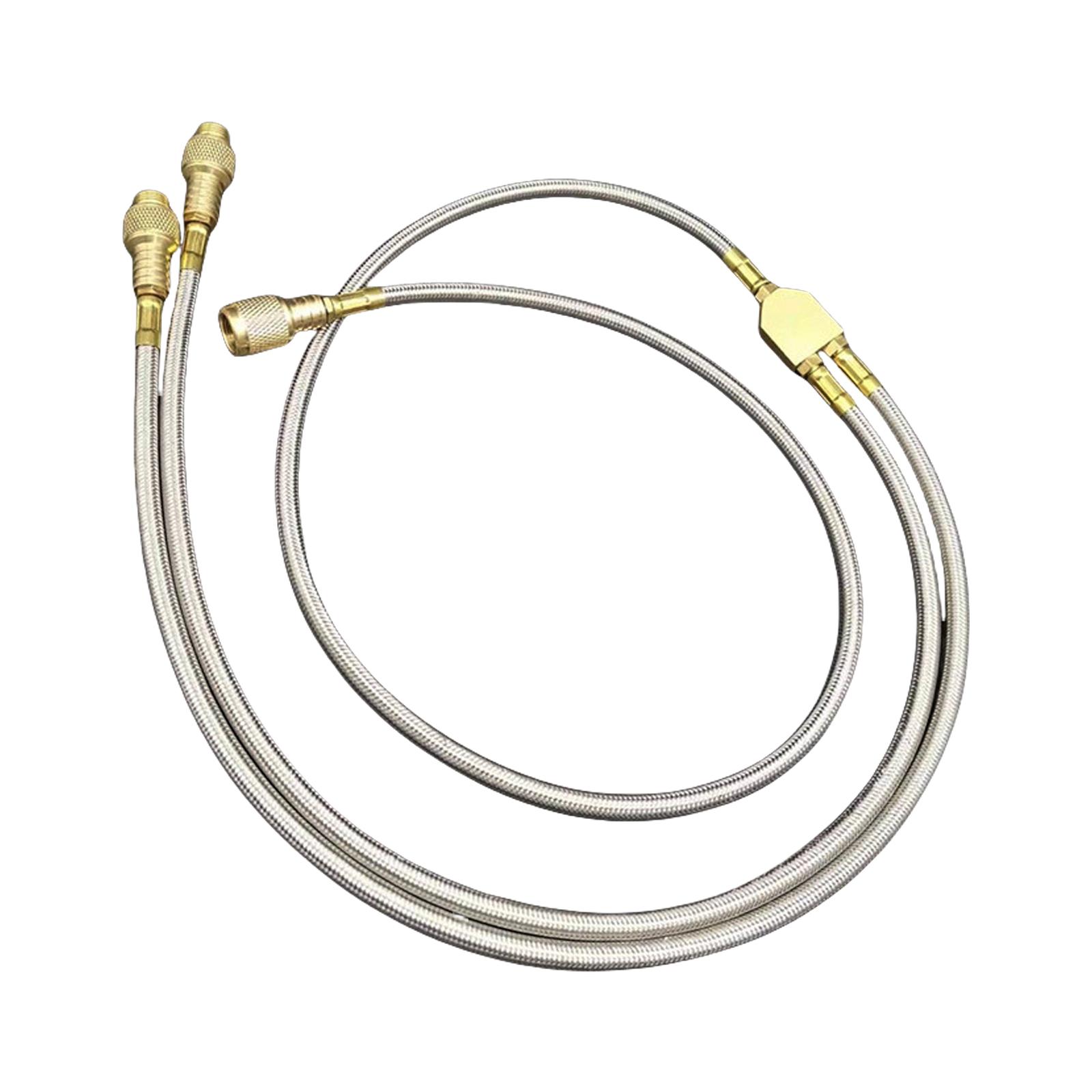 

Довговічність Розгалужувач Трубки Газові Клапани Універсальні Для Приготування Їжі На Відкритому Повітрі Газовий Клапан Адаптер для Любителів Кемпінгу B