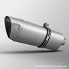 Silencieux d'échappement de moto M12-B en acier inoxydable de 51 mm pour modification