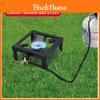 Outdoor Iron Gas Stove With Support Frame For Camping And Garden Cooking