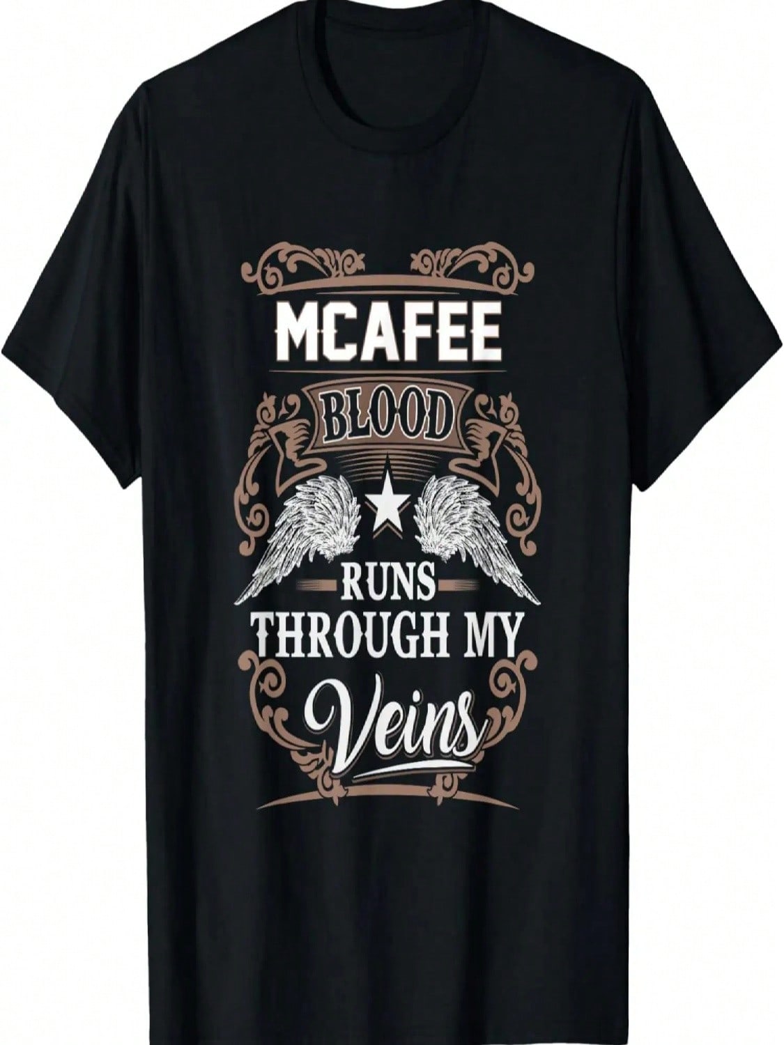 Mcafee Blood Runs Through My Veins T-Shirt S разноцветный
