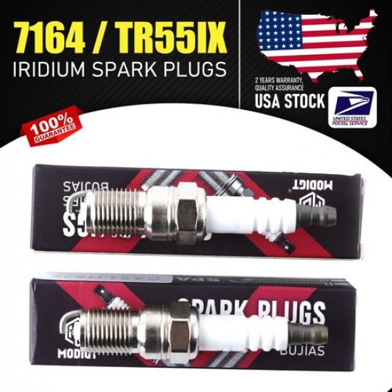 Enhance Engine Performance For NGK 7164 / TR55IX, OEM Spark Plugs Set 6pcs NEW