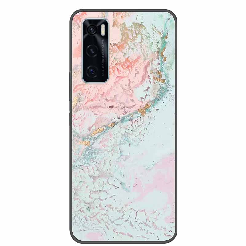 For Vivo V20 SE Case Marble Silicone Soft TPU Bumper Cover Coque For Vivo V20 SE Back Cover Cases for VivoV20 SE V20SE V 20 SE