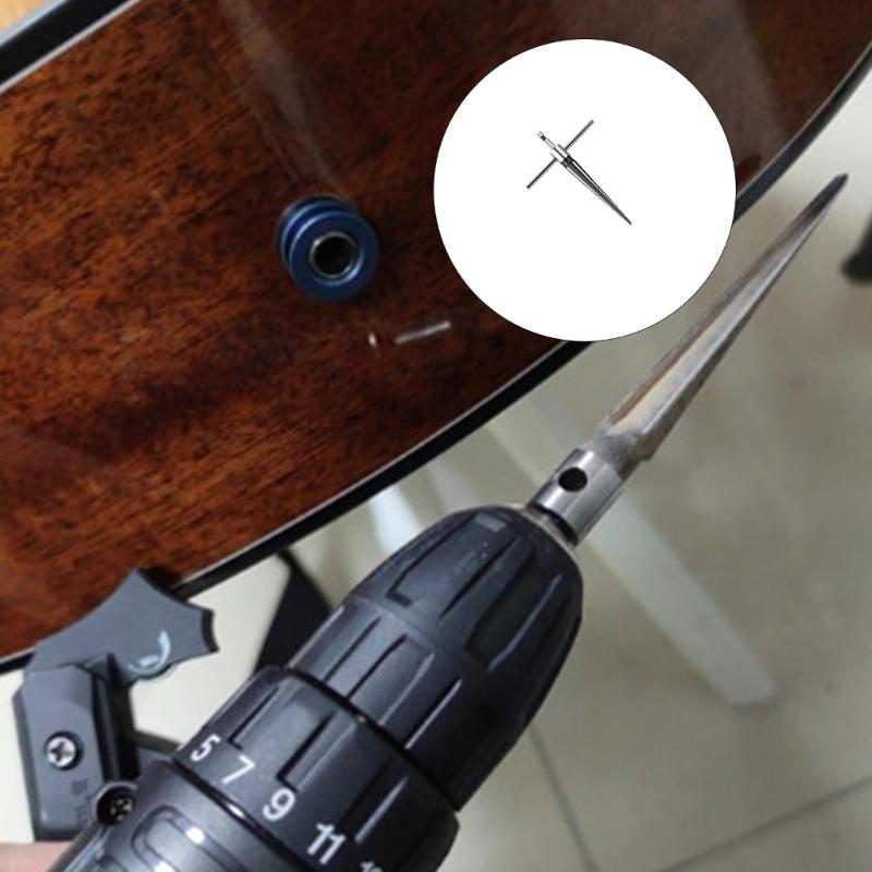 Steel Guitar Tailpin Hole Reaming Drill For Pickup Mounting And Woodworking Applications