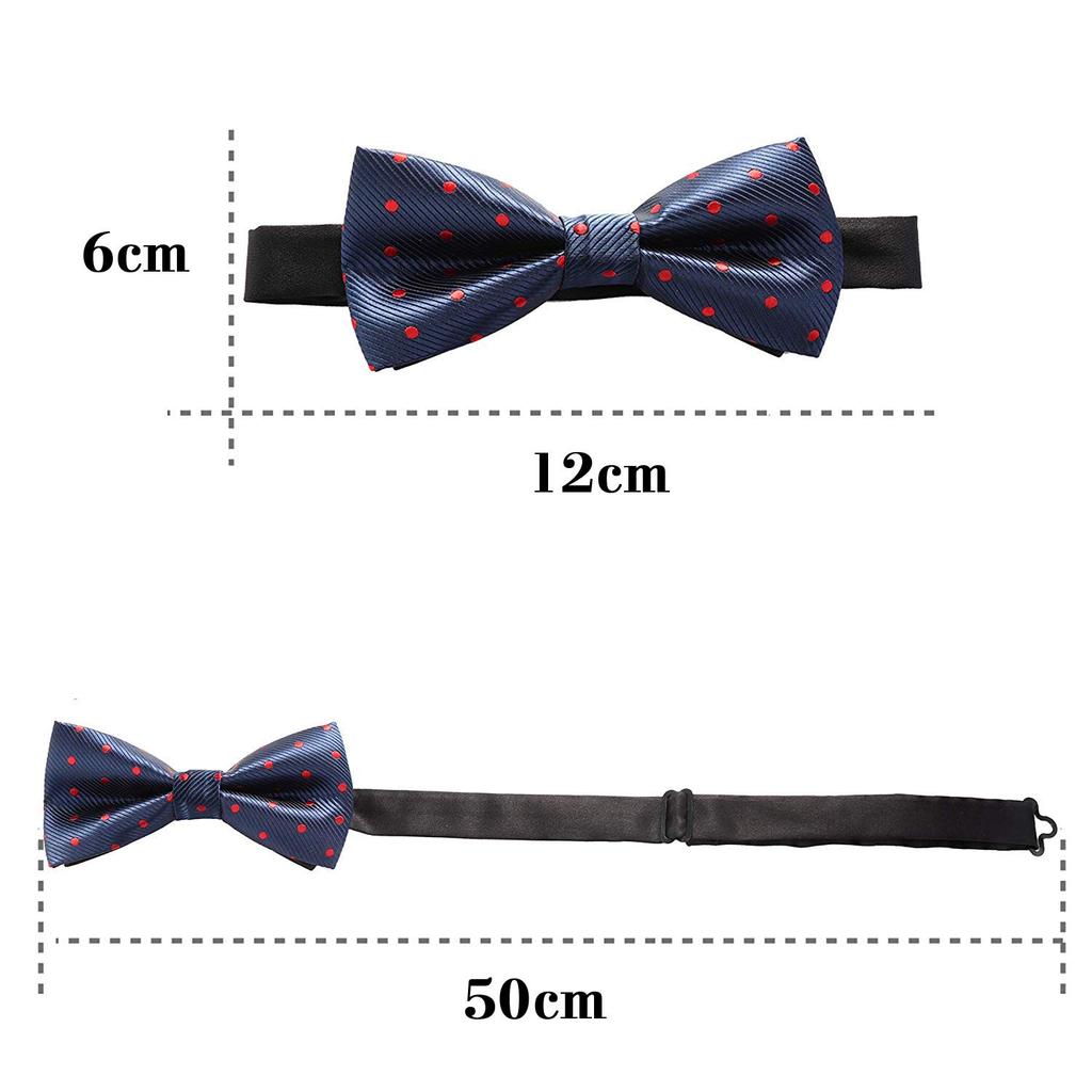 [ORAZIO] Orazio [16-piece Set] Bow Tie for Men, Simple Accessory, Perfect for Weddings, Receptions, After-parties, Entrance Ceremonies, Parties,