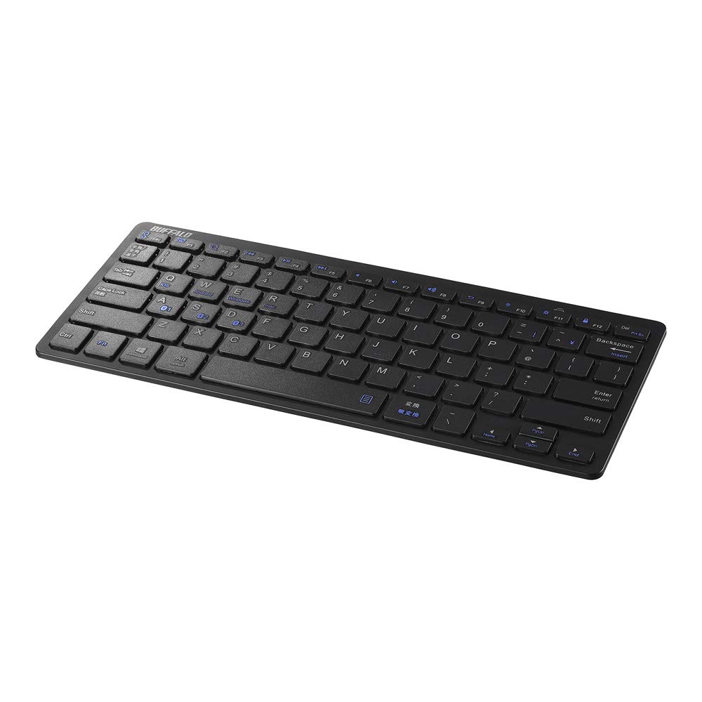 Buffalo Bluetooth 3.0 Compact Keyboard, Black, BSKBB310BK