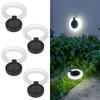 1~8PCs Solar Outdoor Lights LED Waterproof 360° Folding Atmosphere Light Garden Decoration Fence Stake Lawn Porch Walkway Decor