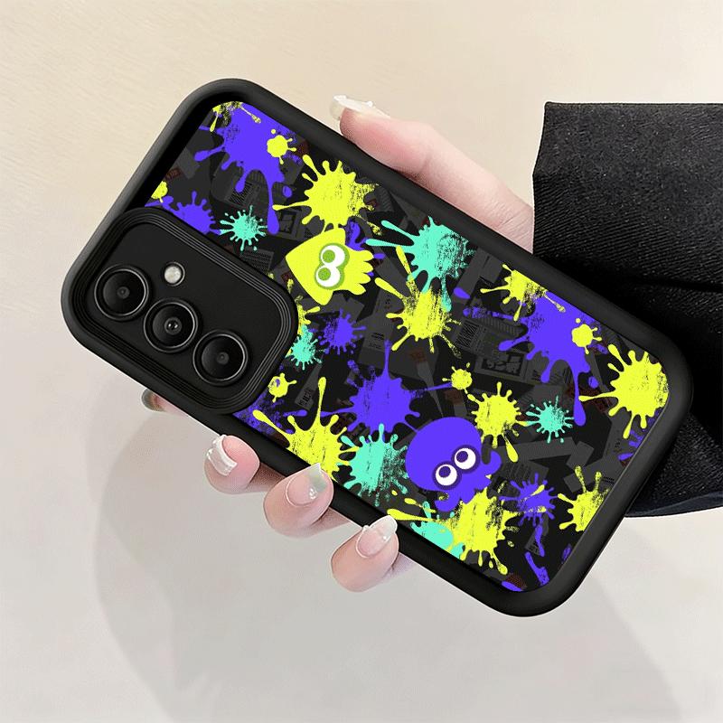 Phone Case for Samsung Galaxy A17 A16 A15 A14 A13 S-Splatoons Game A56 A36 A26 A55 A35 A25 A54 A34 A24 A53 A33 A23 A07 A06