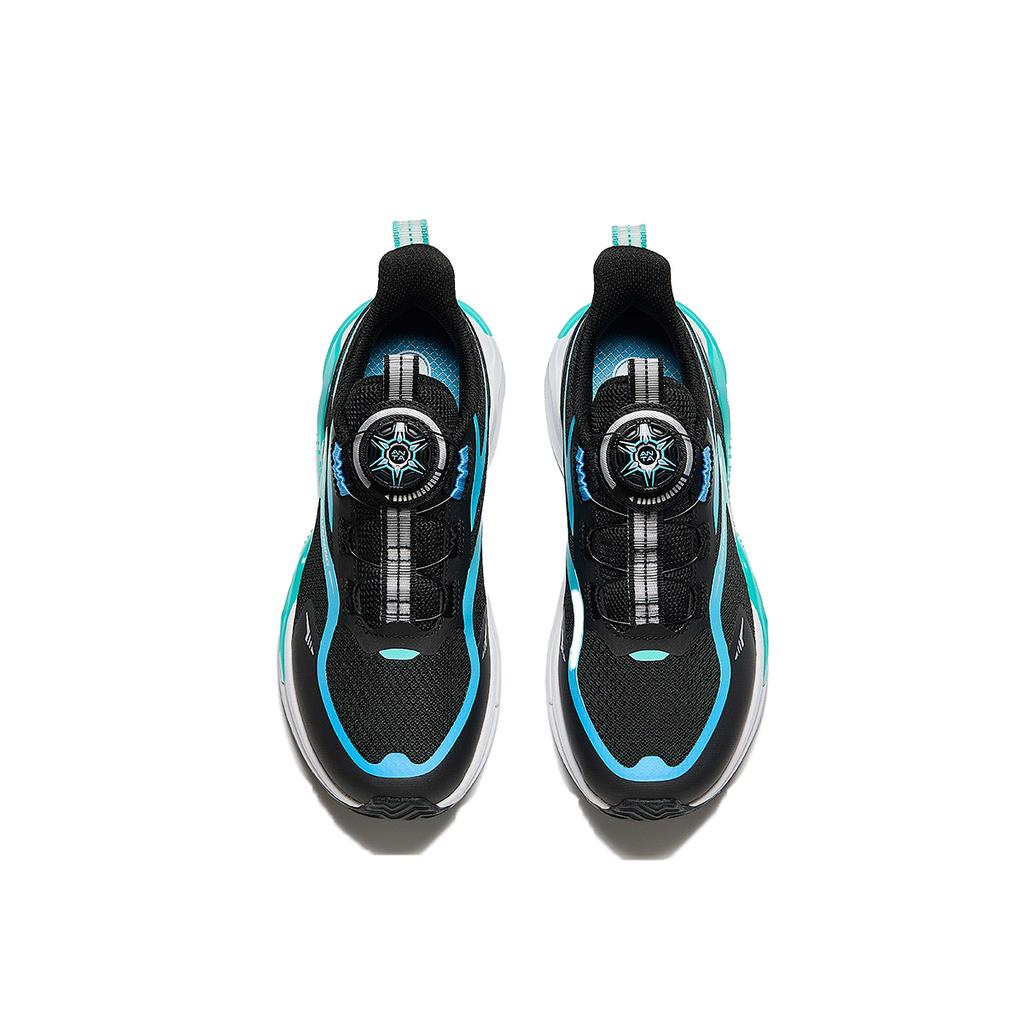 Anta Kids Bow Speed 3.0 Comfortable Fashion Sports Running Shoes Kids Running Shoes Fluorescent-Water-Green A12445535-2
