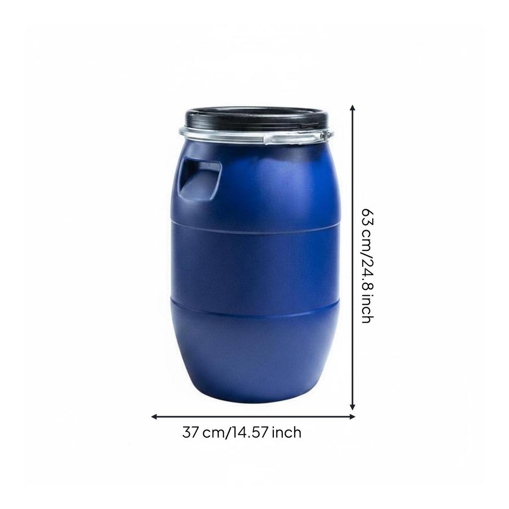 Plastic Fermentation Barrel Spill-Resistant 50L HDPE Sturdy Duty