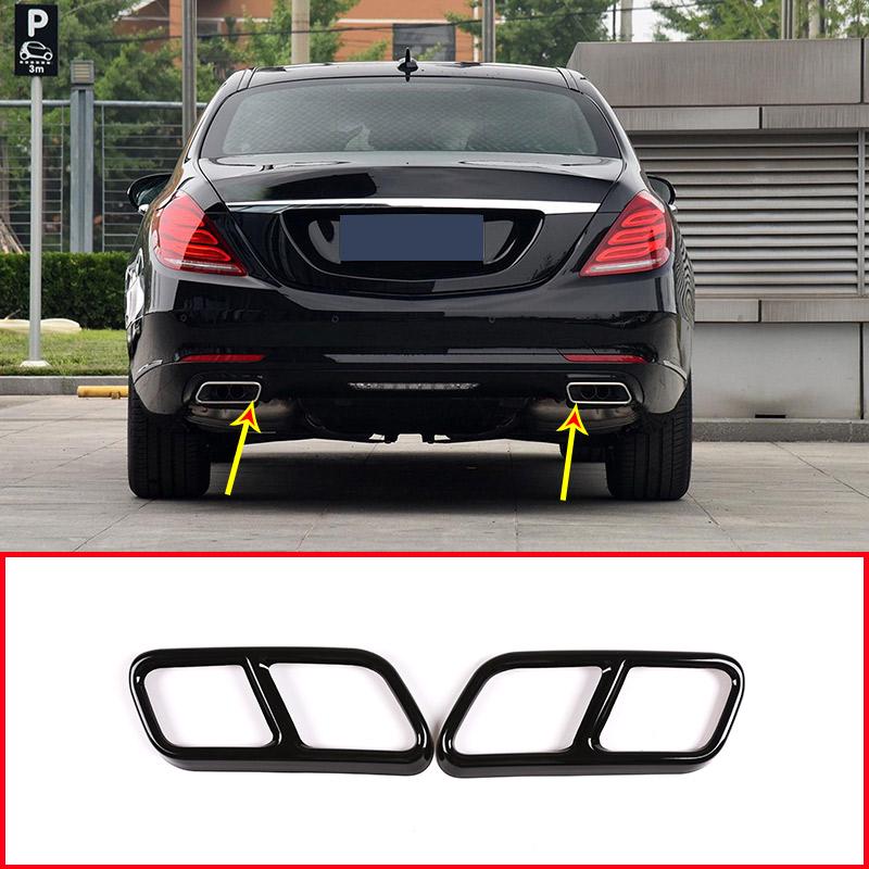 Buy Car Exhaust Pipe Cover Trim for Mercedes Benz S Class W222 C217