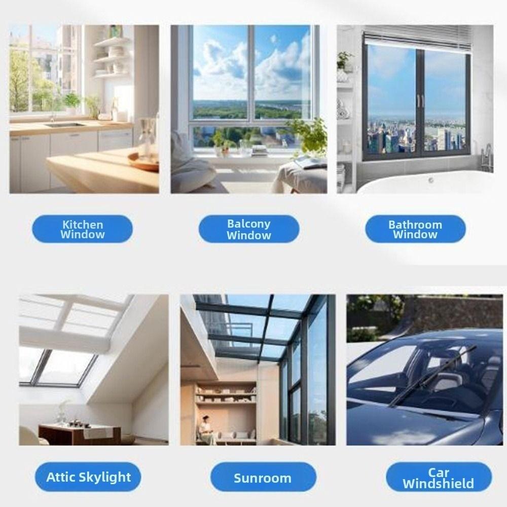 Anti-UV Aluminum Foil Magnetic Barrier No Adhesive Window Insulation Film for Home