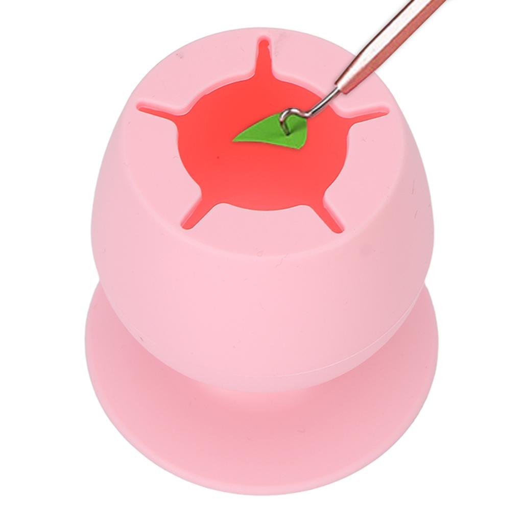 Desktop Storage Cup Soft Silicone Sucker Type Paper Trash Debris Collector Can for Handicrafts Waste