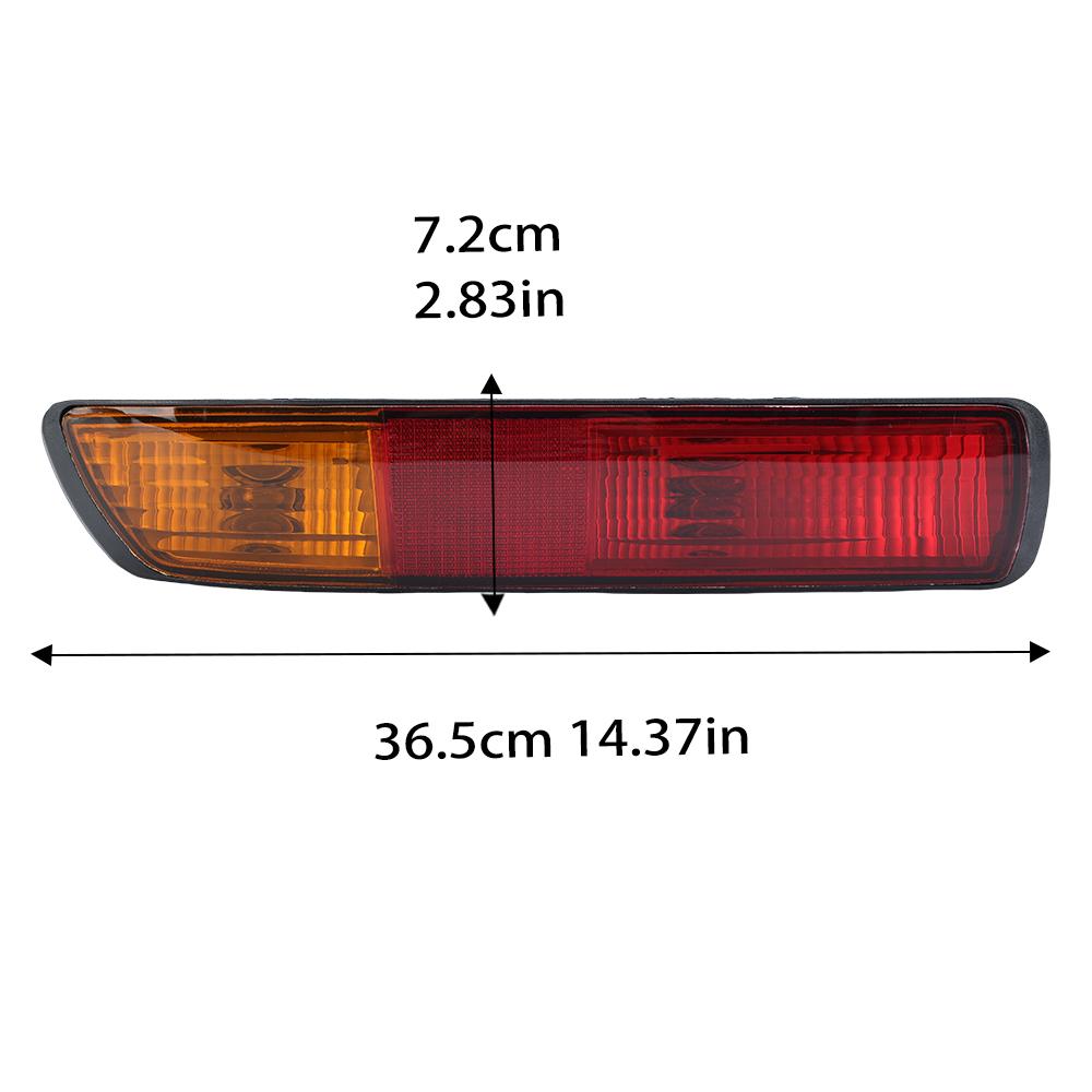 Zadní nárazník Odrazka Světlo Lampa pro Mitsubishi Pajero V73 2000 2001 2002 2003 ZMB1995R Auto Zadní světla Příslušenství