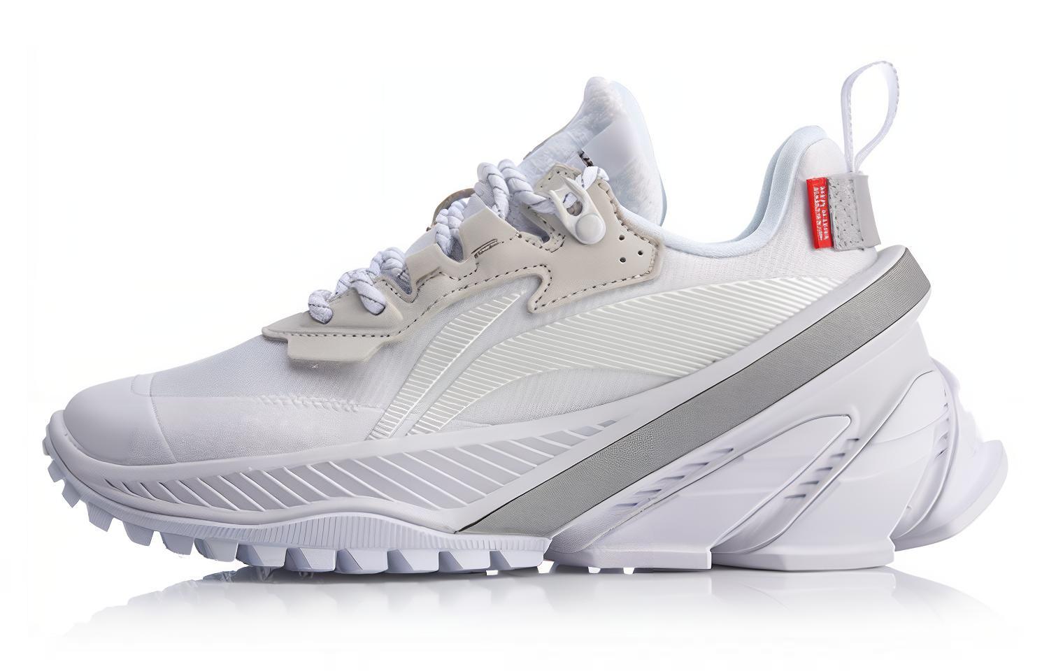 Li Ning Амортизирующие Нескользящие Легкие Низкие Беговые Кроссовки Женские Белые ARHQ066-2 37