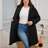 Plus Size Women S Loose Mid Length Puffer Coat Winter Warm