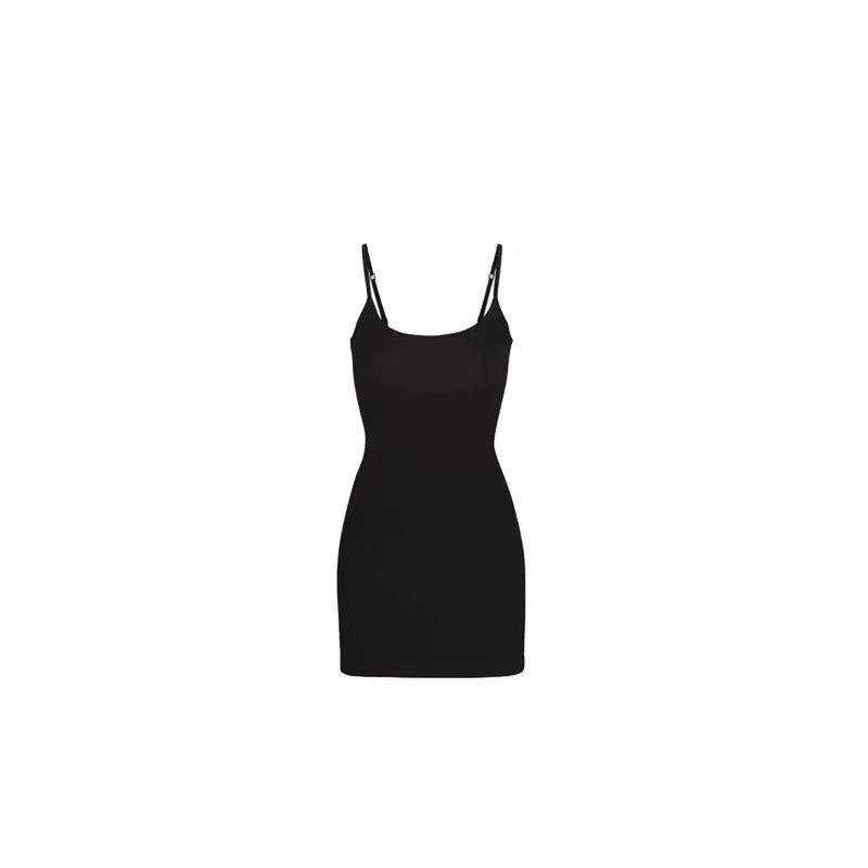 

Sweet and Spicy Slimming Camisole Dress with A-line Skirt & Retro Denim Jacket for Women S