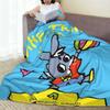 Trotro Collage Cute Cartoon Blanket Lightweight Fleece Sofa Throw Blanket for Couch Bedding Outdoor Throws Bedspread Quilt